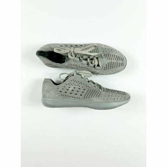 Under Armour Women's Street Precision Low Luxe Steel Gray Shoes 8 - Picture 9 of 9